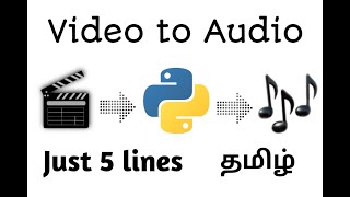 Convert Video to Audio Using python | Mp4 to mp3 | programming | Python | coding | Manoj industries