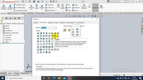 CUSTOMIZED TOOLBARS LOCATION IN SOLIDWORKS 2020