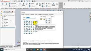 CUSTOMIZED TOOLBARS LOCATION IN SOLIDWORKS 2020