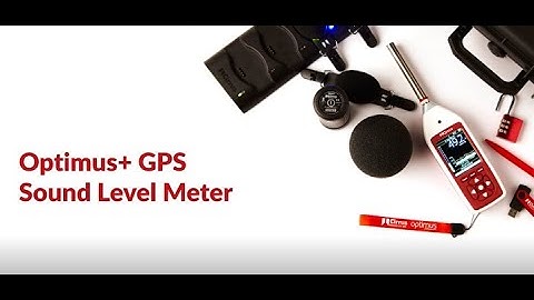 Optimus+ GPS sound level meter