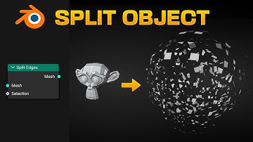 Move All Object Faces Outwards in Blender - Geometry Nodes - Split Edges