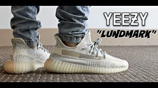 yeezy boost lundmark on feet