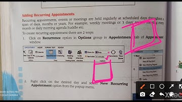 unit 6 email messaging  session 2 schedule an appointment class 10 information technology 402