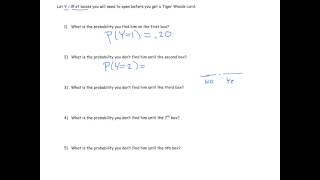 Introduction to Geometric Probability Model