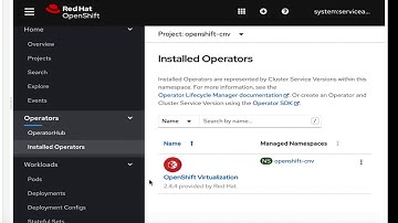 OpenShift Virtualization - install