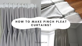 How To Make Pinch Pleat Curtains? | DIY Pinch Pleat Curtains: Step-by-Step Guide 2023