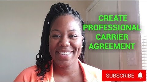 TRUCKING: Owner operators explain how to CREATE A PROFESSIONAL CARRIER PACKET