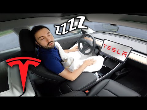 Vidéo: Est-il légal de dormir en conduisant une Tesla ?