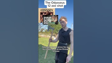 Trying the Odysseus “12 axes” shot! #theodyssey #epic