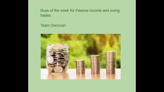 Investing: Buys of the week for Passive Income - 05/2021- Part 1