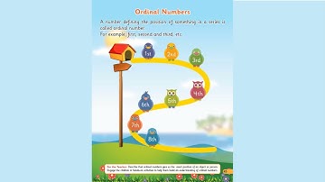 Crescent Math Playgroup Primer 3 ordinal numbers Tutorial