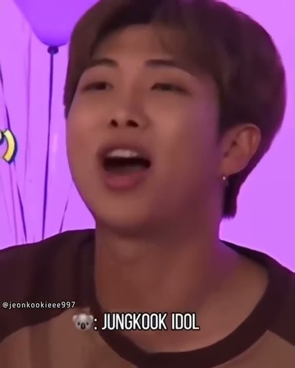 Jungkook didn't recognise himself he was busy fanboying over Rm🤣🤣🤣 #bts #rm #jungkook #shorts