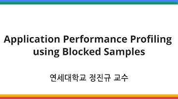 [FS/MM/Storage Workshop 2025] 연세대학교 정진규 교수, Application Performance Profiling using Blocked Samples