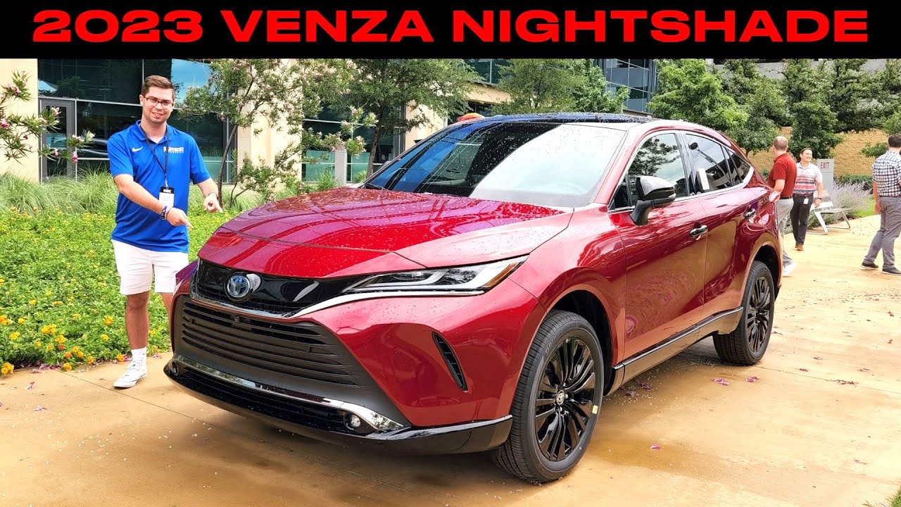 2023 Toyota Venza Nightshade // The Venza with a DARK Side! - YouTube