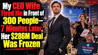 My CEO Wife Fired Me in Front of 300 People—7 Minutes Later, Her $286M Deal Was Frozen