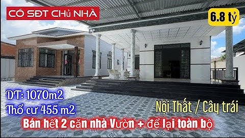 Tập 3519 Bán Nhà Vườn Nghĩ Dưỡng gần Ql1A ở xã Bình Trưng - Tiền Giang 