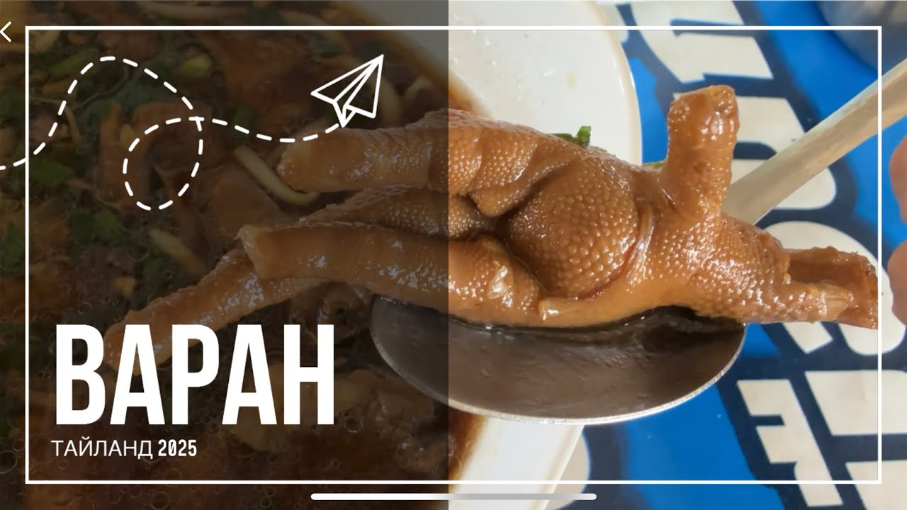ВАРАН (не вареный) | ТАЙЛАНД 2025 | еду на юг 