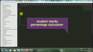 Create student marks percentage calculator in JavaScript||tutorial 3