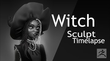 Witch | Zbrush Sculpt | Timelapse