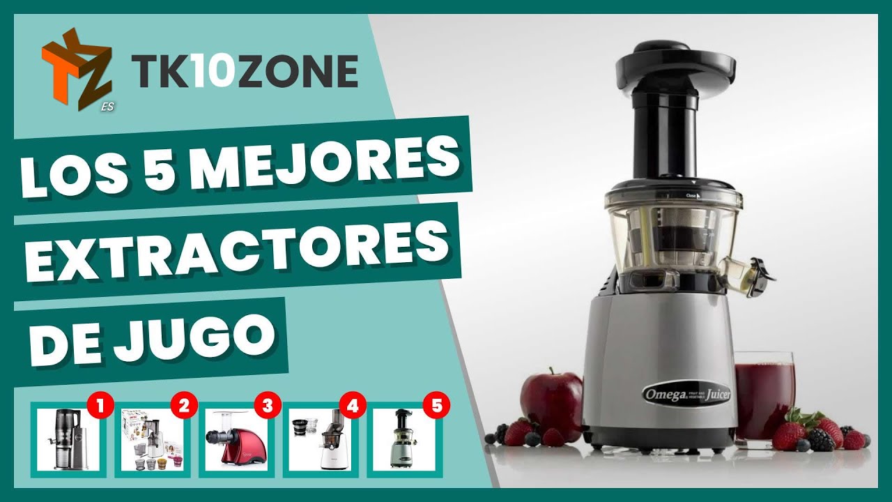 Los 5 mejores extractores de jugo - YouTube
