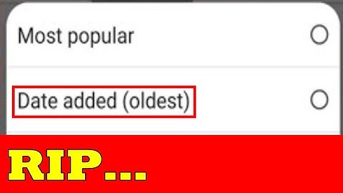 Sort by Oldest Feature is GONE FOREVER!