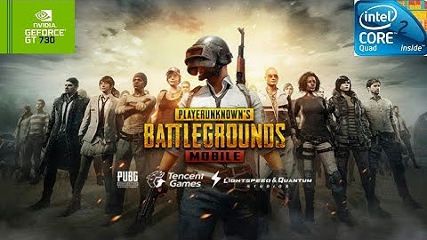 PUBG MOBILE | GT730 2GB DDR3 | Core 2 Quad Q9400 | 6GB RAM DDR2