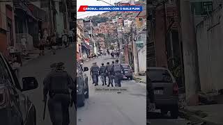 BAILE FUNK ACABOU TARDE DEMAIS, ENFURECEU OS POLICIAIS