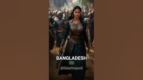 Countries As Female Warriors Part 2 #midjourney #aiart #countries