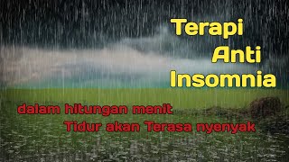 Relaksasi Penghantar Tidur Dengan suara hujan petir dan suara katak + jang krik  ( no iklan  )