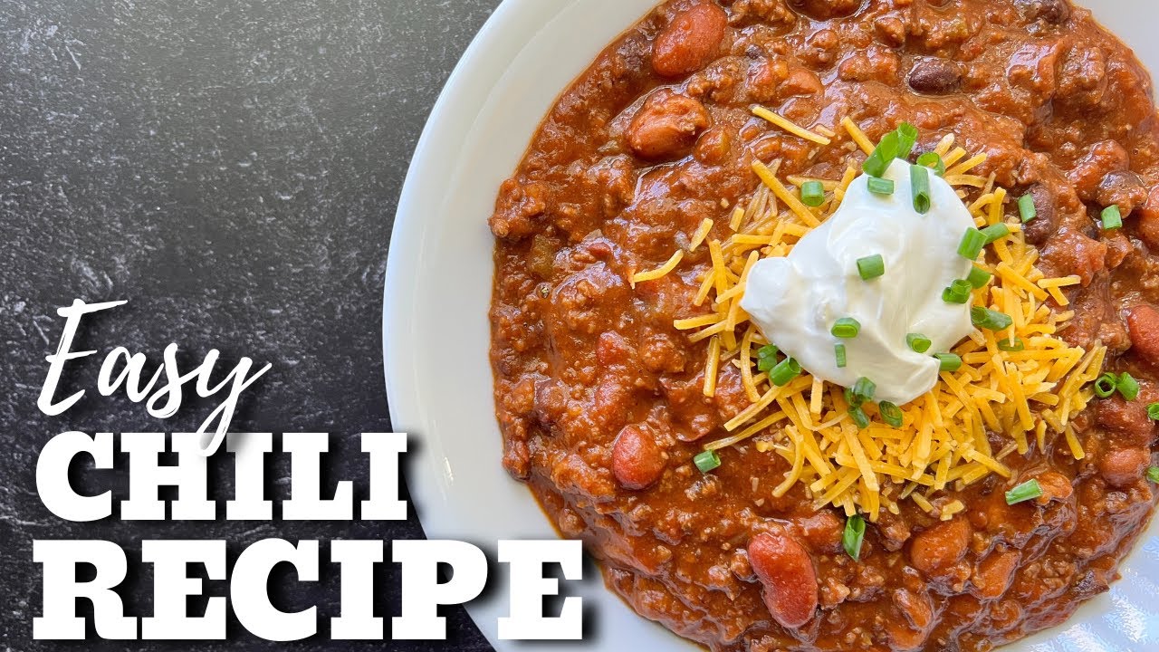 Easy Chili Recipe in a Dutch Oven - YouTube
