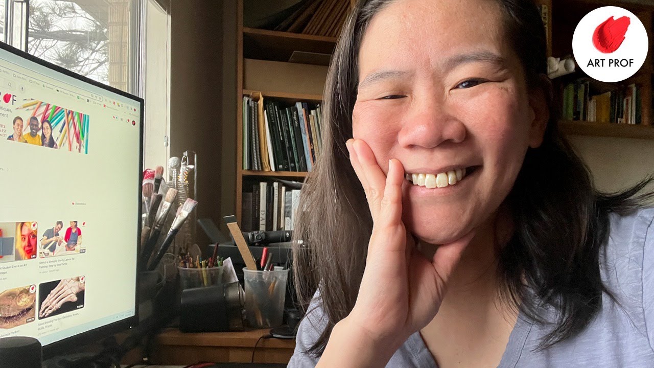 Relaxing Q&A Studio Hangout with an Art Professor YouTube