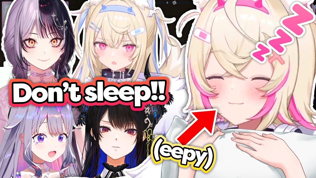 God gives his toughest battles (staying awake) to his eepiest soldiers (Mococo)