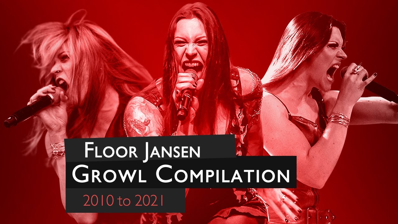 Floor Jansen Growl Compilation 2010