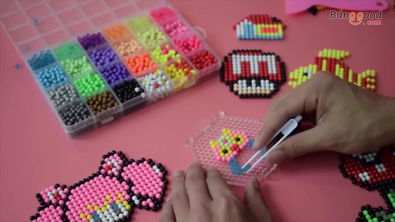 Super Beads (Water Fuse Beads, aka Aqua Beads, Perler Beads Alternative) w/  Video - DIY Crafts by EconoCrafts