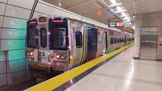 LIRR M9 Departs Grand Central with Holiday Lights
