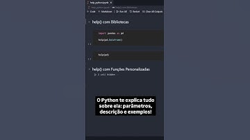 Entenda qualquer função e biblioteca em Python! | #shorts