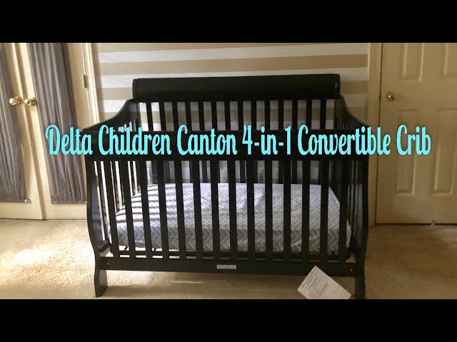 Delta Canton 4-in-1 Convertible Crib Bed With Mattress