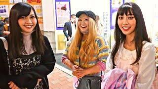 Sharing A Night In Tokyos Girl Town With 3 Cute Japanese Girls