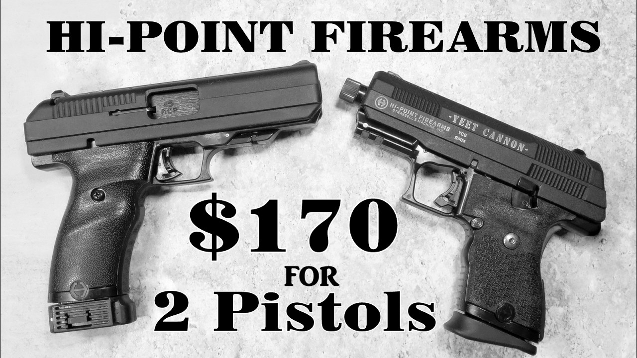 Cheapest Two Pistols I Ever Bought! Hi-Point 9mm & .45 Auto - Wow, $50 For A .45 Pistol?