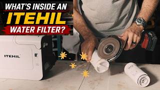 Itehil Water Filter Cartridges I Cut Them Open To See Whats Inside - Reverse Osmosis