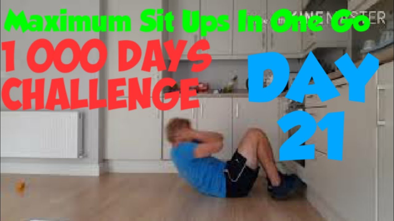 Maximum Abdominal Crunch In One Go. 21st Day Of 1000 Day Body ...