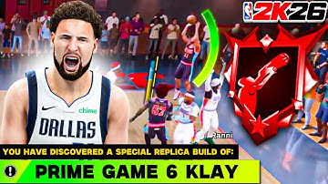 *NEW* KLAY THOMPSON BUILD is UNSTOPPABLE in THE REC on NBA 2K26! LEGEND SHIFTY + CONTACT DUNKS