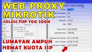 Seting Cache Web Proxy Simpan ke Fashdisk