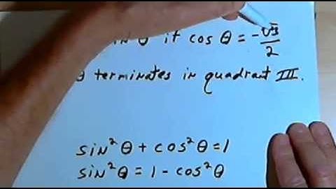 Solving Trig Problems with Pythagorean Identities 143-8.5.1.b