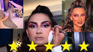 BEST REVIEWED MAKEUP ARTIST FOR A WEDDING GLAM LOOK (PART 2)!رحت إلى افضل خبيرة مكياج في مدينتي