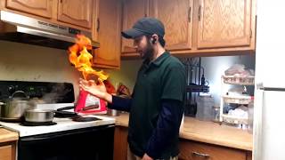 Fire screen effect with Android video editor screenshot 2