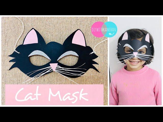 How To Make Cat Mask For School Competition, Cat Mask