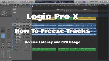 Logic Pro X - How To Freeze Tracks (Reduce Latency)