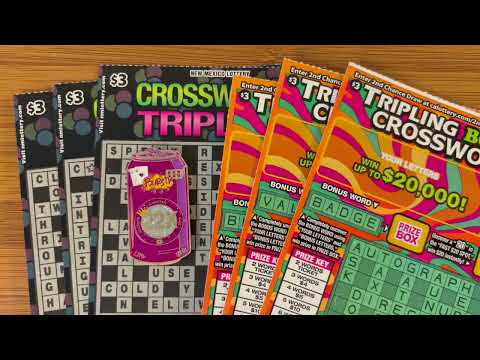 Down to the Wire! Cross Country Crosswords, New Mexico & California Lottery Scratch Off