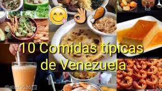 Top 10 comidas típicas de Venezuela 👌🏻👌🏻👌🏻